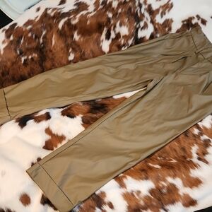 Zenana Tan Relaxed Fit Pants Sz MED